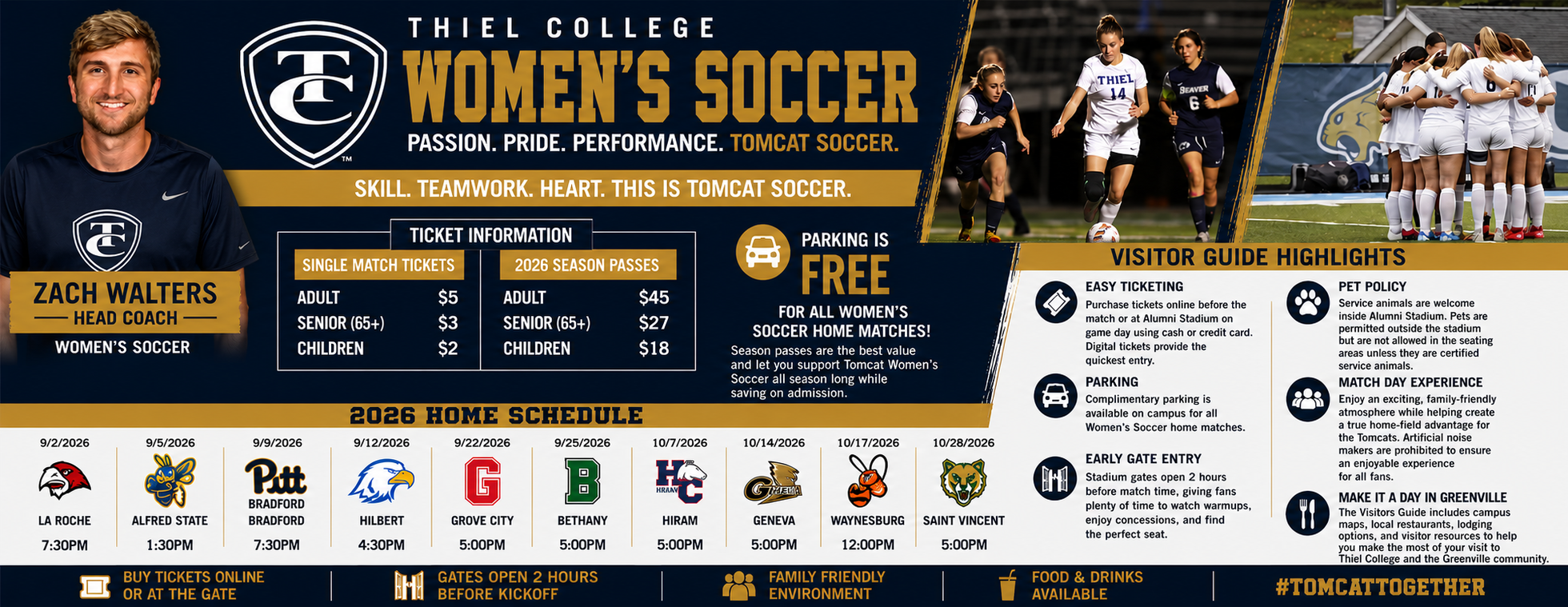 Women's Soccer vs Hilbert (9/12/2026) (4:30PM)